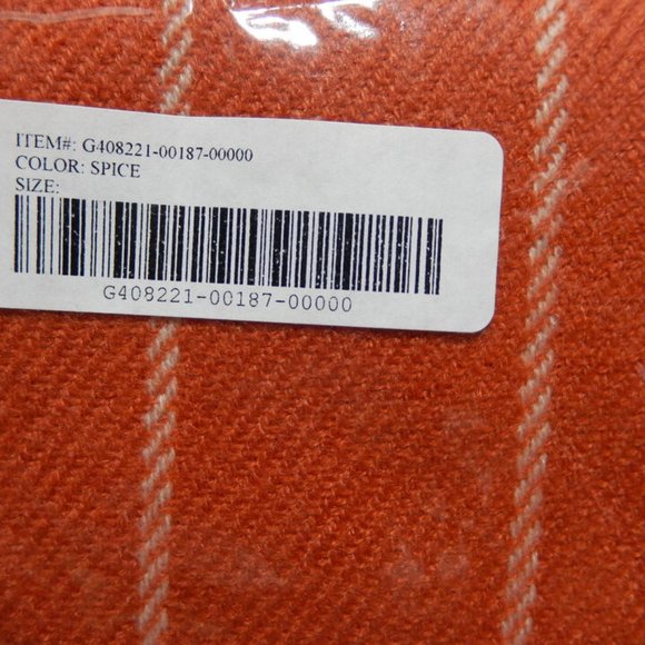North Shore Linens 100% Acrylic Throw in Spice Color - Picture 3 of 6